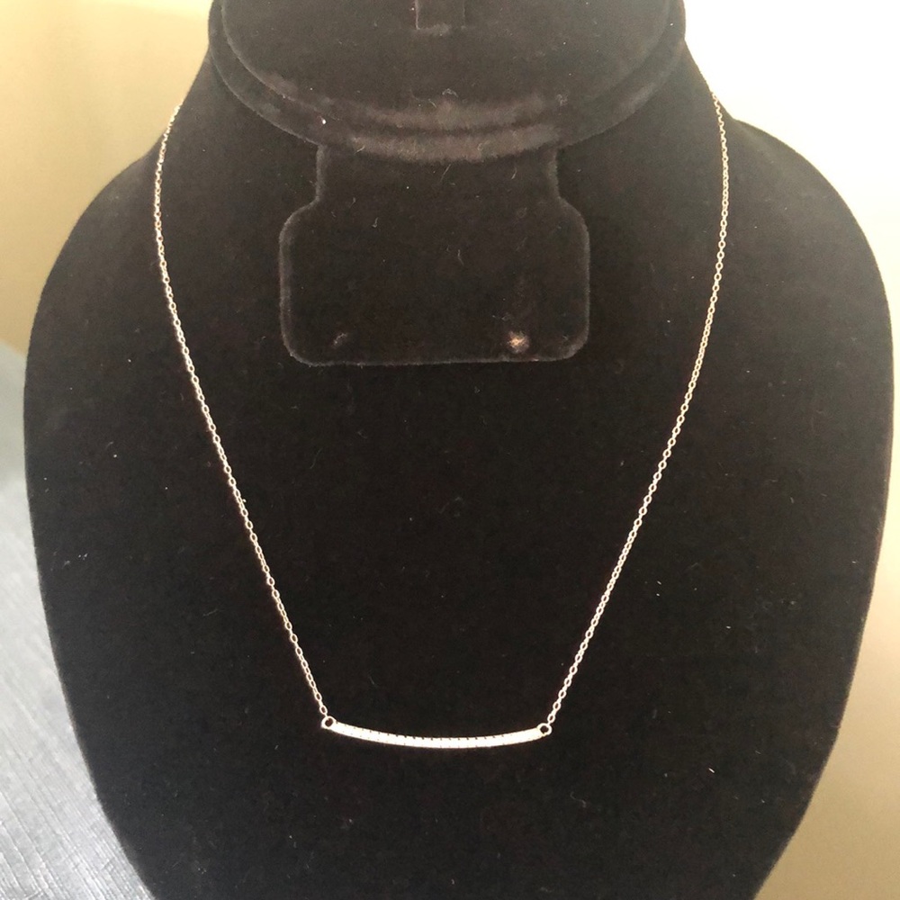 Stunning “Smile” simulated diamond Necklace